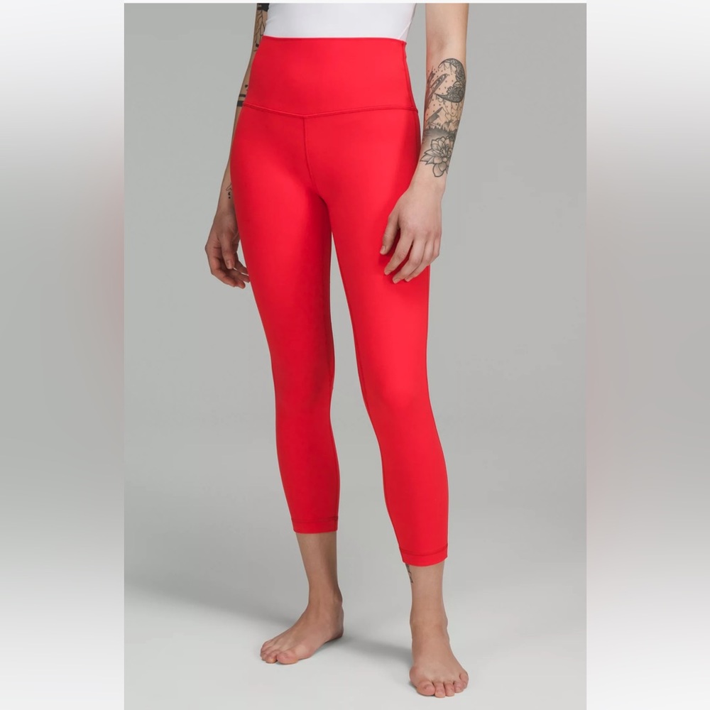 lululemon athletica Red Leggings